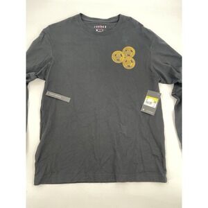 Air Jordan Shirt‎ Men's Small Unite No Cuts No Glory LS Tee Black CW1149-010